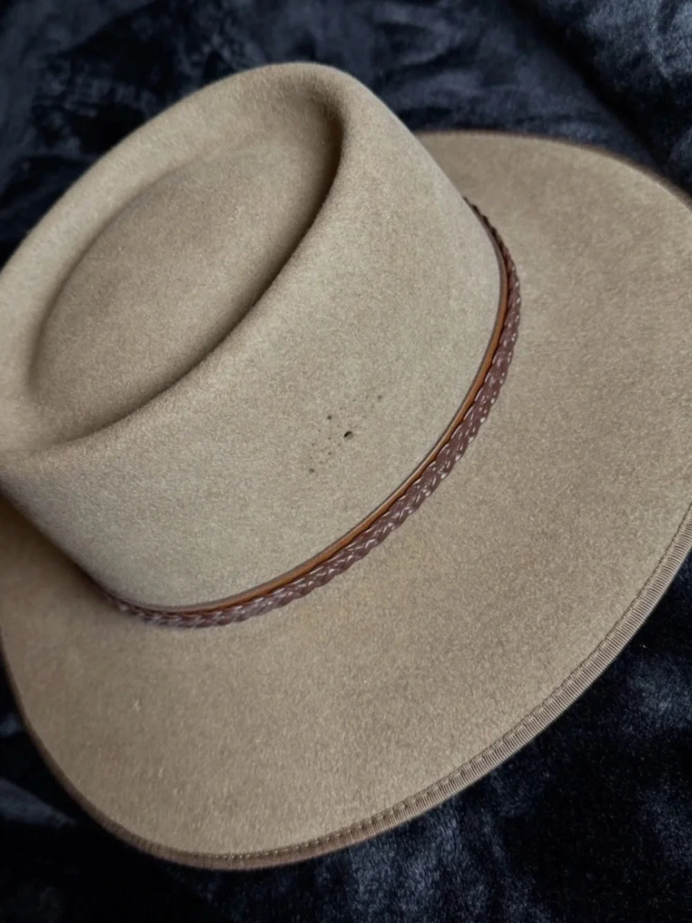 400 New Akubra Plainsman Fur Felt Western Cowboy Bush Hat Handmade in Australia - Picture 3 of 7